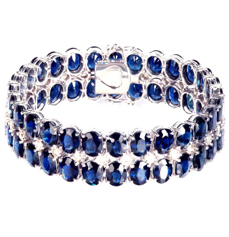  Ladies` Sapphire Bracelet (Sapphire Ladies `Bracelet)