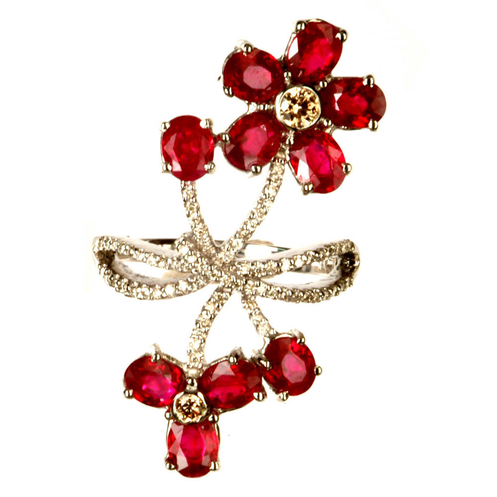  Ladies` Ruby Ring (Ruby Ladies `Ring)