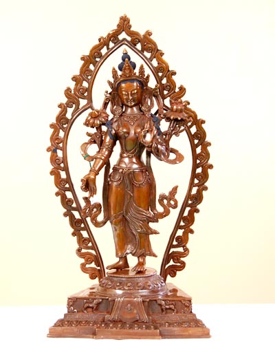  Green Tara Statue