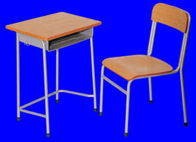 School Desk & Chair (Парту & Председатель)