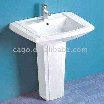  Ceramic Wash Basin with Pedestal