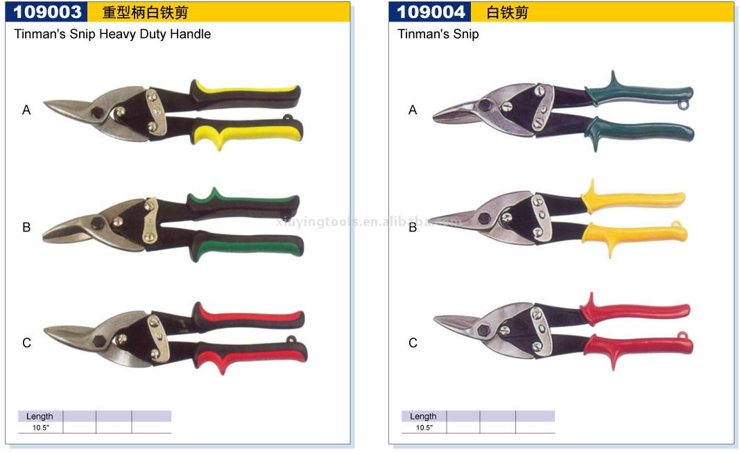  3pcs Tinman`s Snips (3pcs ferblantier la Snips)