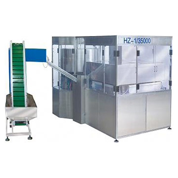  Fully Automatic Stretch Blow Molding Machine (HZ-1/35000) ( Fully Automatic Stretch Blow Molding Machine (HZ-1/35000))