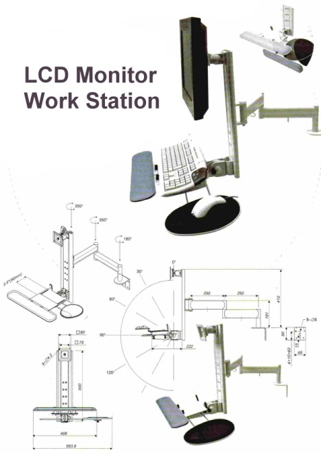 Lcd Monitor Workstation