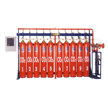  CO2 Fire Extinguishing System (CO2 Système d`extinction incendie)