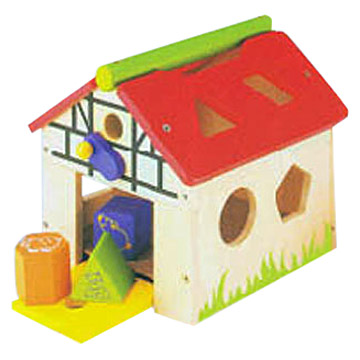  Animal Barn Shape Sorter ( Animal Barn Shape Sorter)