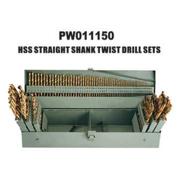  HSS Straight Shank Twist Drill Sets (УСЗ Прямой хвостовик сверла наборы)