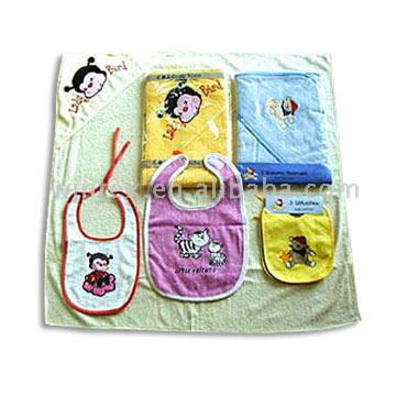  Bib, Hooded Towel and Blanket (WT-I-027A) (Нагрудник, капюшоном полотенце и одеяло (WT-I-027A))