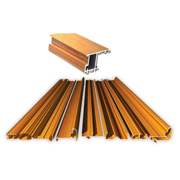  Wood-Pattern Transfer-Printed Aluminum Profiles