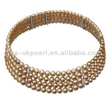  Four Strand Pearl Necklace (Quatre Strand Pearl Necklace)