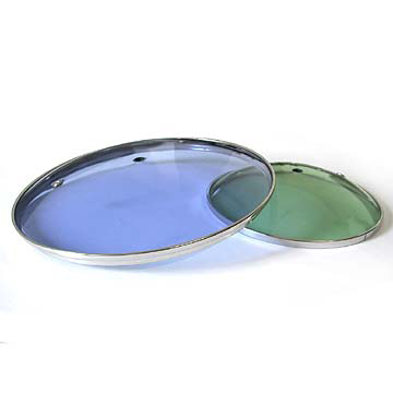  Blue & Green Tempered Glass Lid (Blue & Green Couvercle en verre trempé)