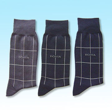  Men`s Mercerized Cotton Stockings (Men`s coton mercerisé Bas)