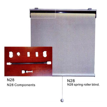N28 Spring Roller Blind Components (N28 весна роллет компонентов)