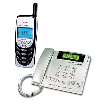  Long-Range Cordless Phone with Interphone Handsets (NF-8320) (Long-Range Téléphone sans fil Interphone Handsets (NF-8320))