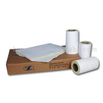  Self Adhesive Cast Coated Paper with Plane Release Paper (Самоклеющиеся роли бумага с покрытием с плоскостью выпуск бумаги)