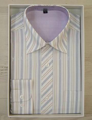  Men`s CVC Striped Shirt (Мужские CVC полосатой рубашке)