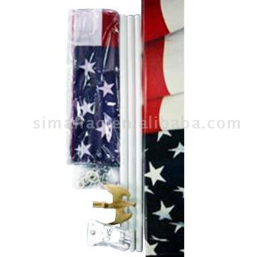  Iron Flag Pole Set (Iron Flag полюс Установить)