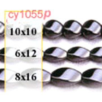  Hematite Beads (Perles hématite)