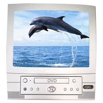  14" Color TV With DVD Function