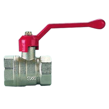  Female/ Female Ball Valve with Red Handle ( Female/ Female Ball Valve with Red Handle)