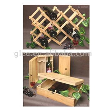  Wooden Wine Rack / Box (Деревянный Wine R k / Box)