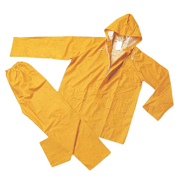  PVC / Polyester / PVC Rain Suit (PVC / Polyester / imperméable non)