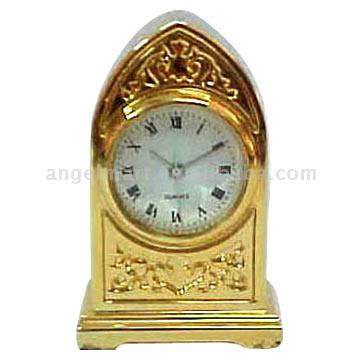  Golden Painted Mini Clock ( Golden Painted Mini Clock)