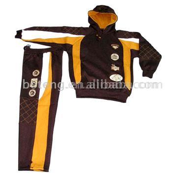 Acryl Fleece Hooded Tracksuit (BT-351) (Acryl Fleece Hooded Tracksuit (BT-351))