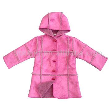  Girl`s Polyester Woven Hooded Coat (BT-Girl04) (Girl`s polyester tissé Hooded Coat (BT-Girl04))