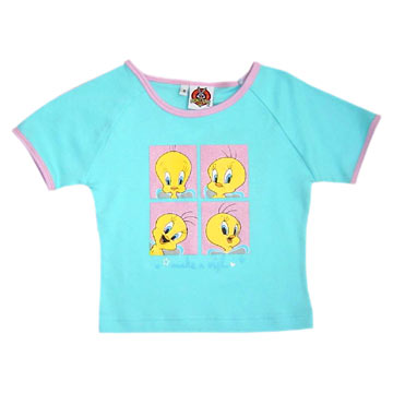  Children`s Interlock T-Shirt (HT-C001) (Interlock Детские футболки (HT-C001))