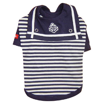  Pet`s Yarn Dyed Navy Jersey Shirt (HT-PE001) ( Pet`s Yarn Dyed Navy Jersey Shirt (HT-PE001))