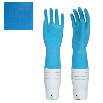  Flocklined Household Glove (Blue) (Flocké ménage Glove (Bleu))