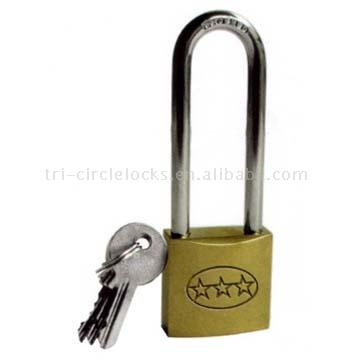  Long Shackle Polished Iron Padlock ( Long Shackle Polished Iron Padlock)