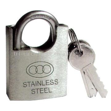  Stainless Steel Beam Wrapped Padlock (Stainless Steel Beam Wrapped Cadenas)