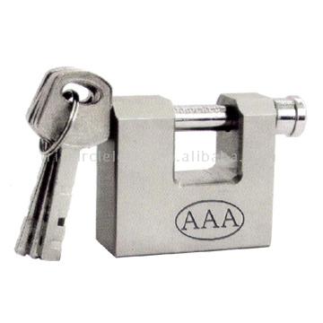  D-Shape Side-Open Brass Padlock (Vane Keys) (D-Side-forme Open Brass Padlock (Vane Keys))