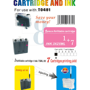  Cartridge & Ink Single Color Pack (Картридж & Single Ink цвет обновления)