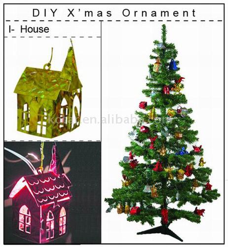  DIY Xmas Ornaments-House ( DIY Xmas Ornaments-House)