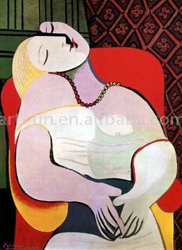  Picasso Reproduction Oil Painting (Picasso Reproduction peinture à l`huile)