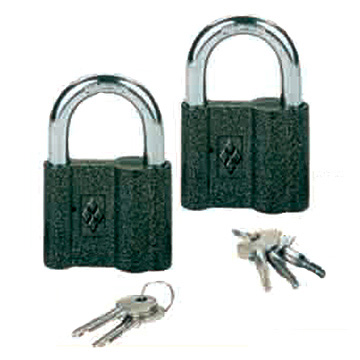  Iron Lock with Plastic Painted and Pattern ( Iron Lock with Plastic Painted and Pattern)