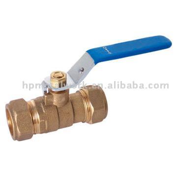  Brass Compression Ball Valve ( Brass Compression Ball Valve)