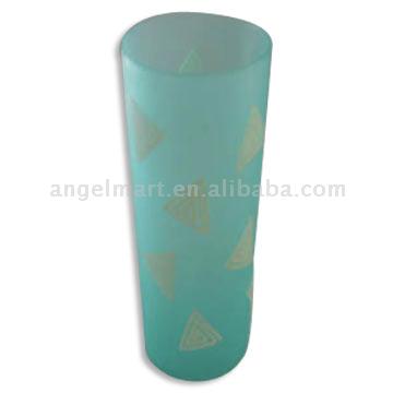  Plastic Cup With Rectangle Patten