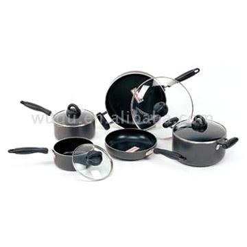  9pcs Non-Stick Cookware Set (9pcs ustensiles antiadhésifs Set)