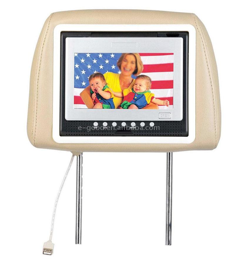  7" TFT LCD Headrest DVD Player with Pillow (7 "TFT LCD Lecteur DVD avec appui-tête d`oreiller)