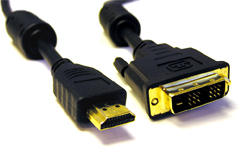  HDMI to DVI Cable with Connector (HDMI к DVI Кабель с разъемом)