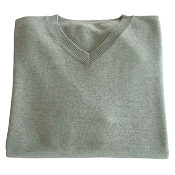 Seide / Wolle Blend V-Ausschnitt Pullover (Seide / Wolle Blend V-Ausschnitt Pullover)