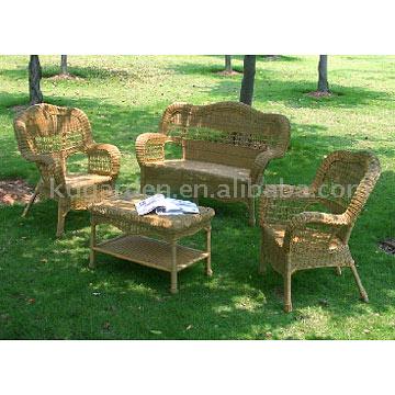  4pc Wicker Furniture Set (4pc Wicker Furniture Set)