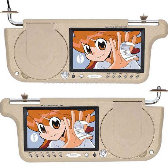 8" Flip Down Screen With DVD Combo ( 8" Flip Down Screen With DVD Combo)