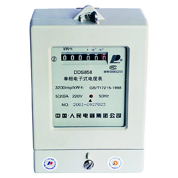  Single Phase Electronic Kilowatt-Hour Meter ( Single Phase Electronic Kilowatt-Hour Meter)