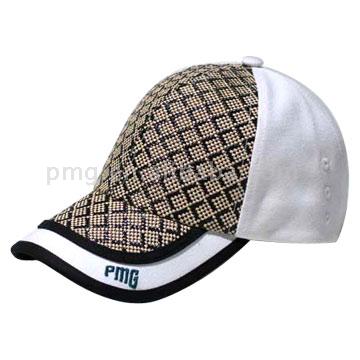  Straw and Cotton Baseball Cap ( Straw and Cotton Baseball Cap)