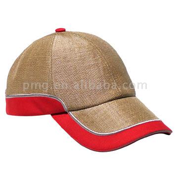  Straw and Cotton Baseball Cap ( Straw and Cotton Baseball Cap)